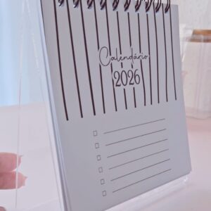 Calendário de Mesa Medio 2026