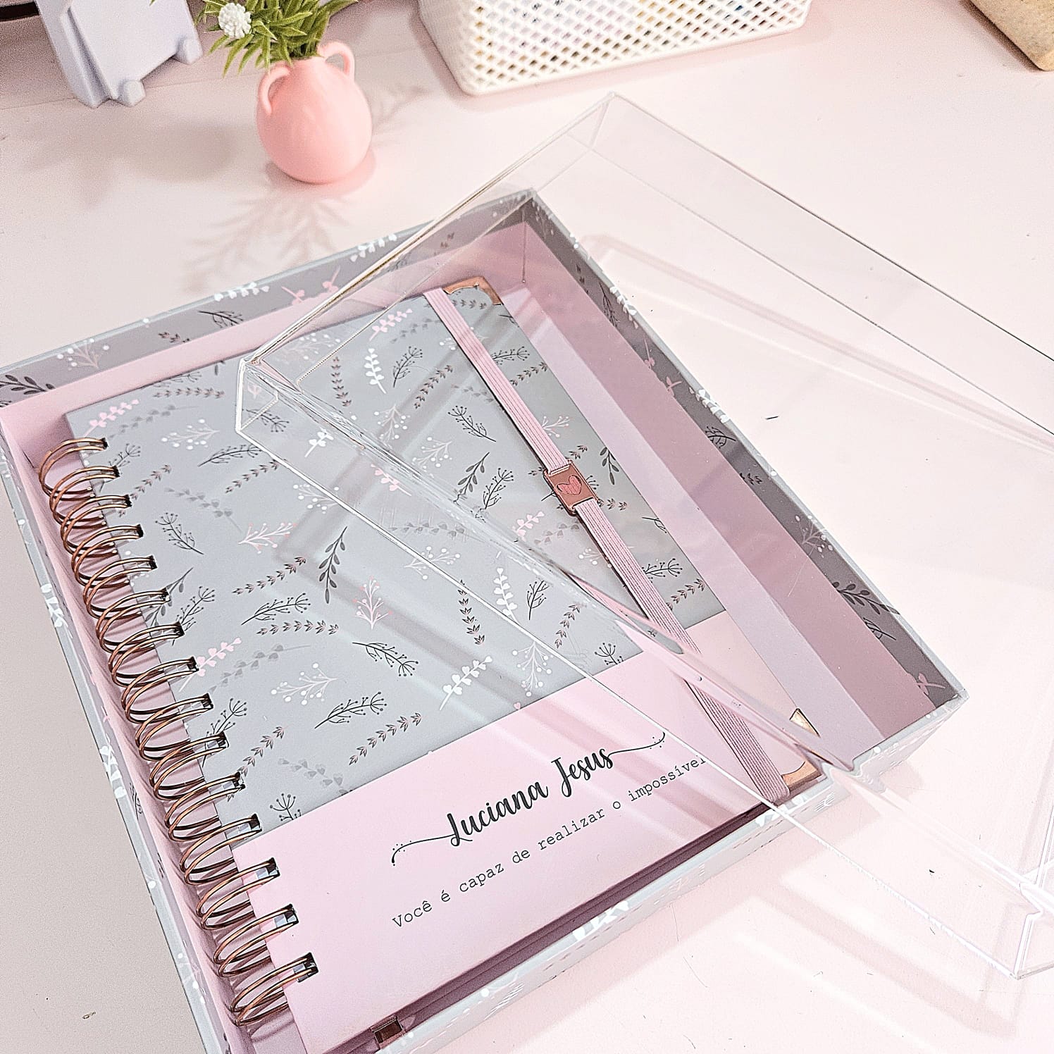 KIT CAIXA + CADERNO PERSONALIZADO A5 - Imagem 4