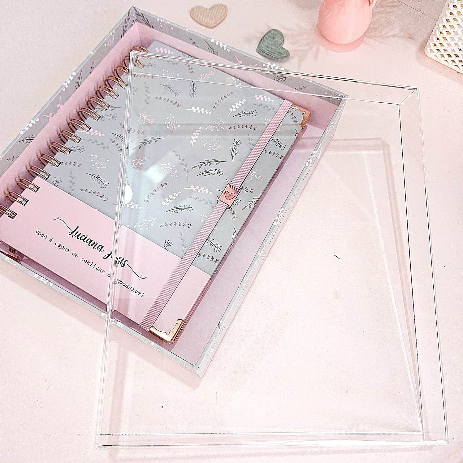 KIT CAIXA + CADERNO PERSONALIZADO A5 - Imagem 2