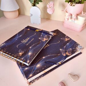 Kit Caixa Cartonada + Caderno de Assinaturas Personalizado