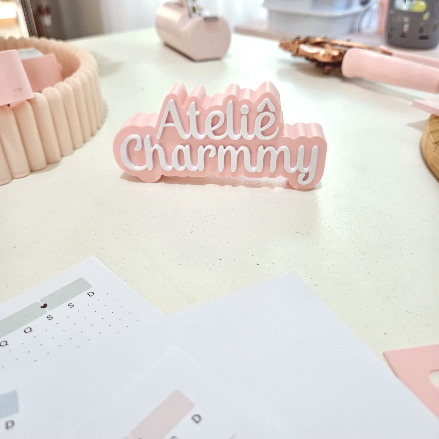 Letreiro Decorativo 3D Personalizado