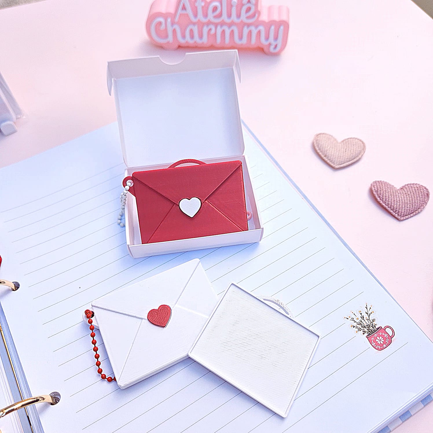 Chaveiro Carta Personalizado com Foto - Imagem 4