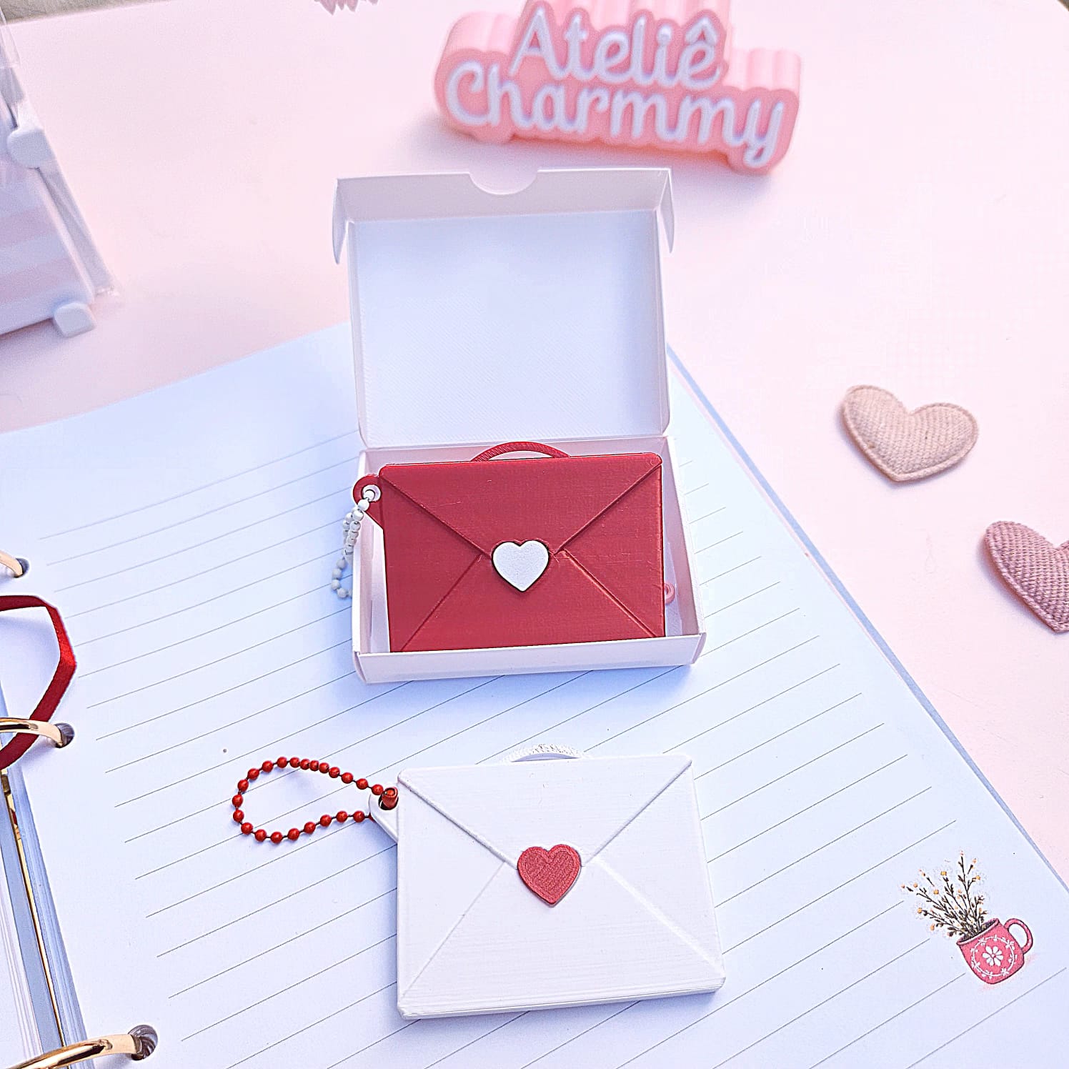 Chaveiro Carta Personalizado com Foto - Imagem 7