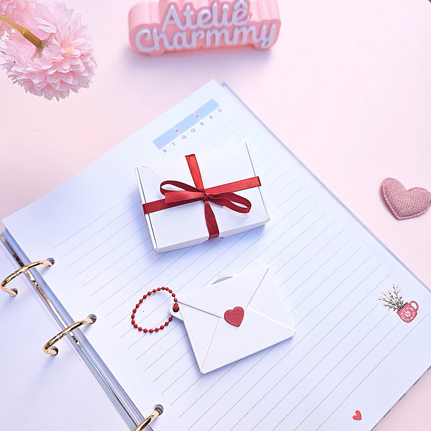 Chaveiro Carta Personalizado com Foto - Imagem 2