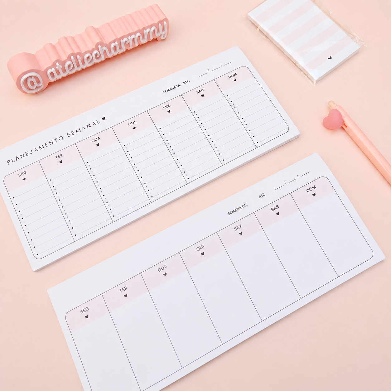 REFIL Planner Semanal Teclado